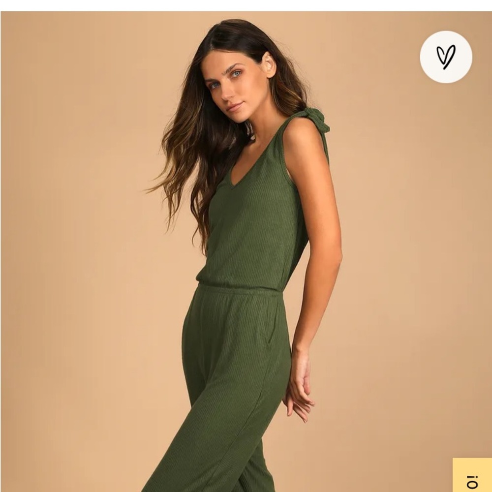 Lulus green jumpsuit